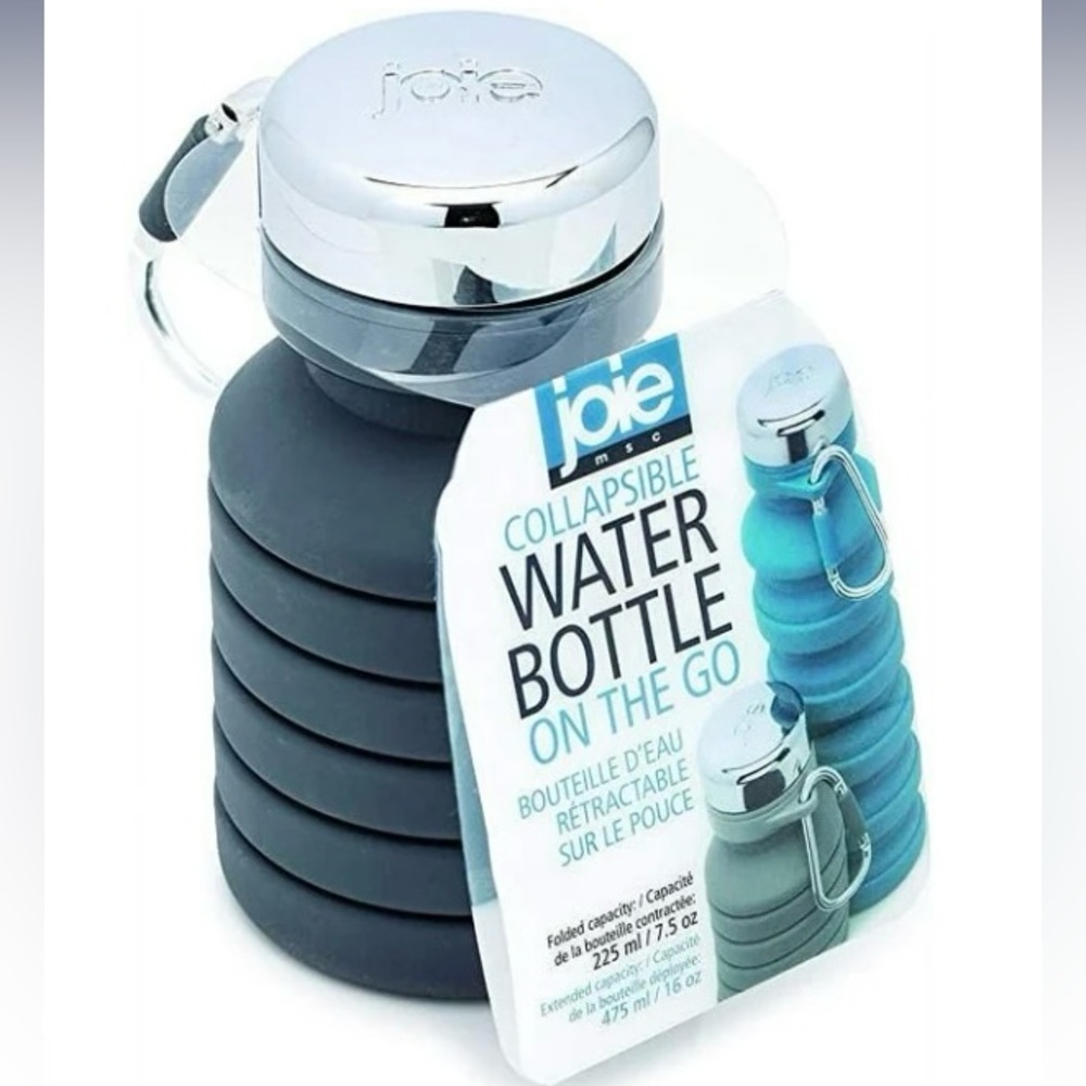 Joie Collapsible Water 16 Ounce Bottle New
